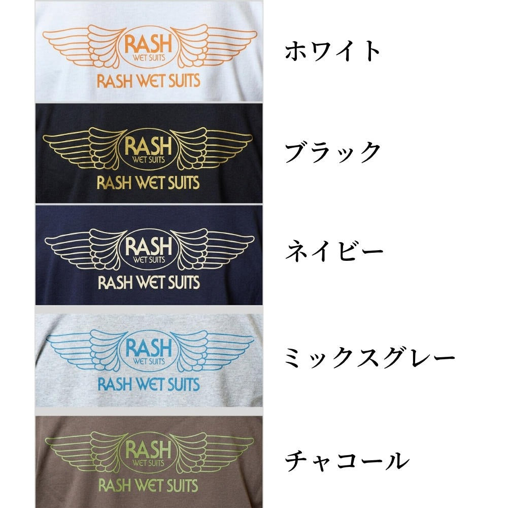 2026 RASH ラッシュ Tシャツ 羽バックロングスリーブTEE