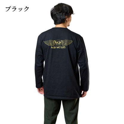 2026 RASH ラッシュ Tシャツ 羽バックロングスリーブTEE