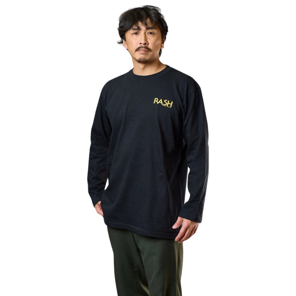 2026 RASH ラッシュ Tシャツ 羽バックロングスリーブTEE