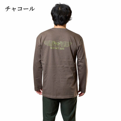 2026 RASH ラッシュ Tシャツ 羽バックロングスリーブTEE
