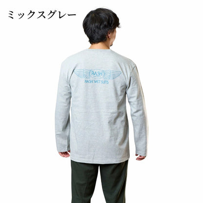 2026 RASH ラッシュ Tシャツ 羽バックロングスリーブTEE