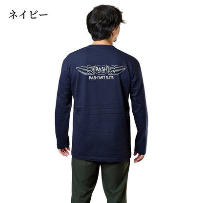 2026 RASH ラッシュ Tシャツ 羽バックロングスリーブTEE