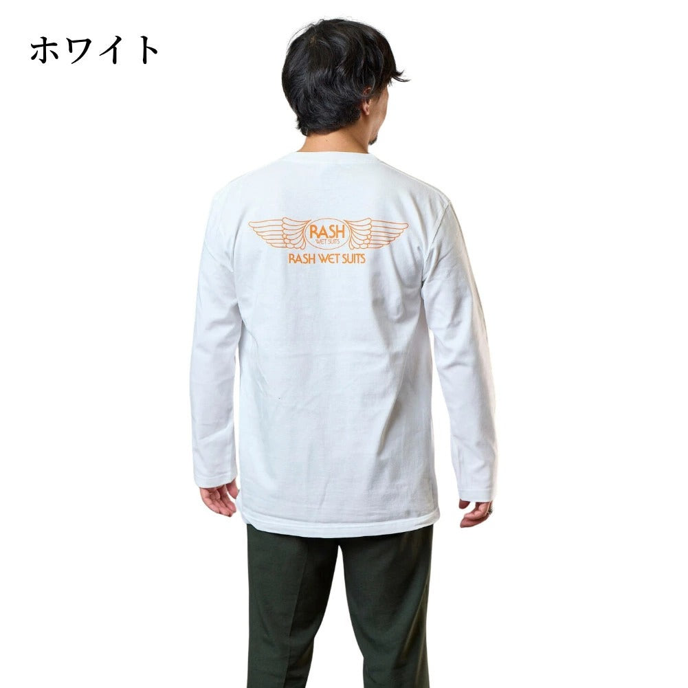 2026 RASH ラッシュ Tシャツ 羽バックロングスリーブTEE
