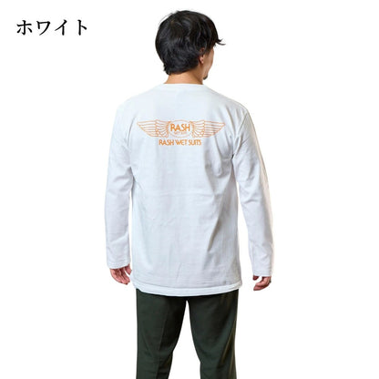 2026 RASH ラッシュ Tシャツ 羽バックロングスリーブTEE