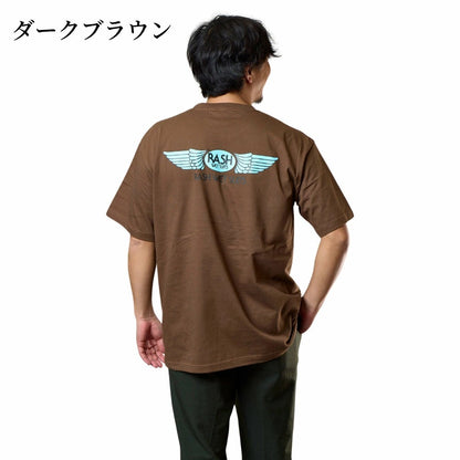 2026 RASH ラッシュ Tシャツ 羽バックTEE 半袖