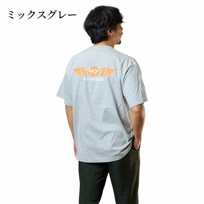 2026 RASH ラッシュ Tシャツ 羽バックTEE 半袖
