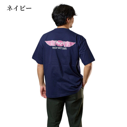 2026 RASH ラッシュ Tシャツ 羽バックTEE 半袖