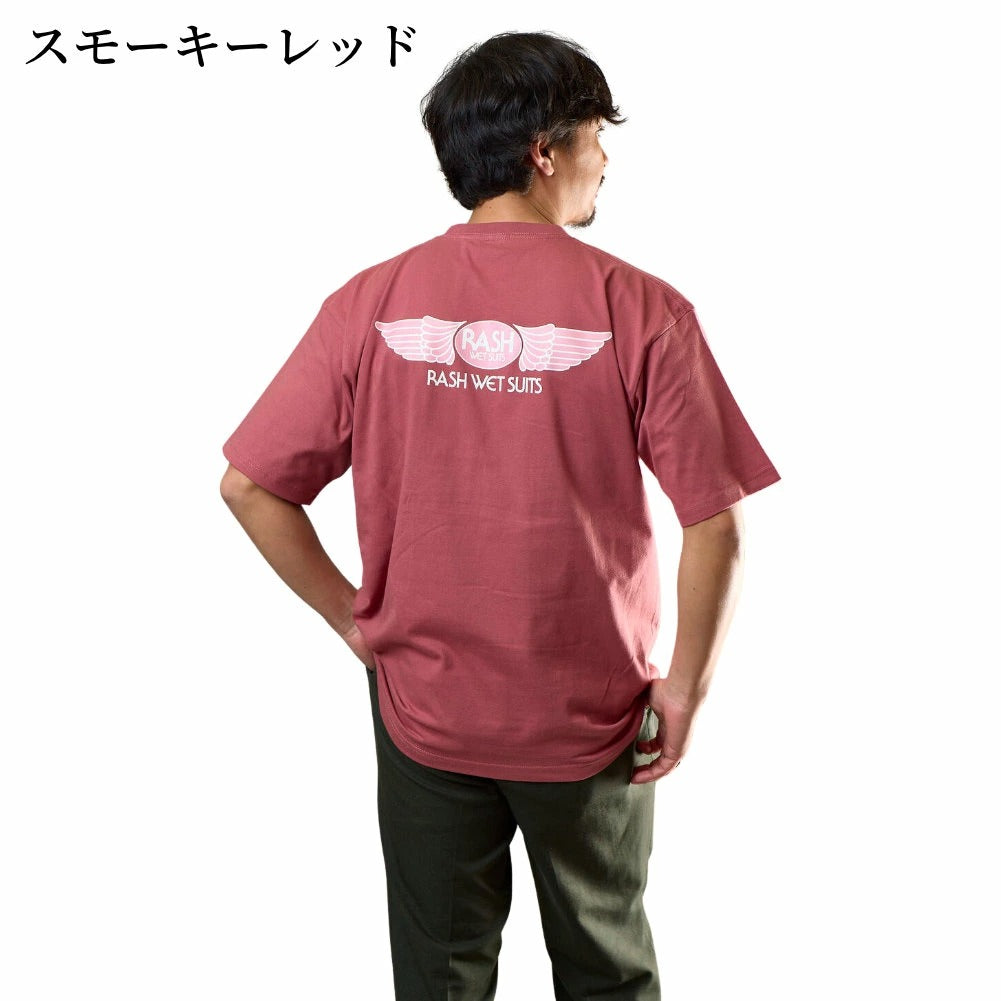 2026 RASH ラッシュ Tシャツ 羽バックTEE 半袖