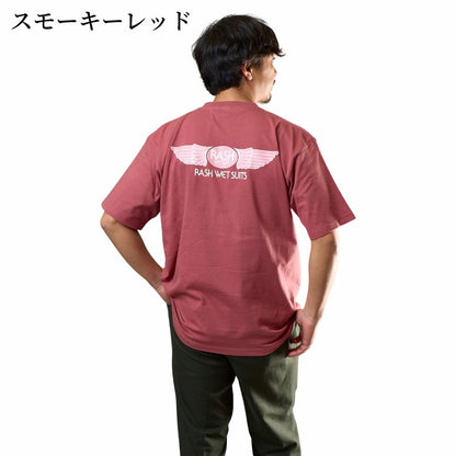 2026 RASH ラッシュ Tシャツ 羽バックTEE 半袖