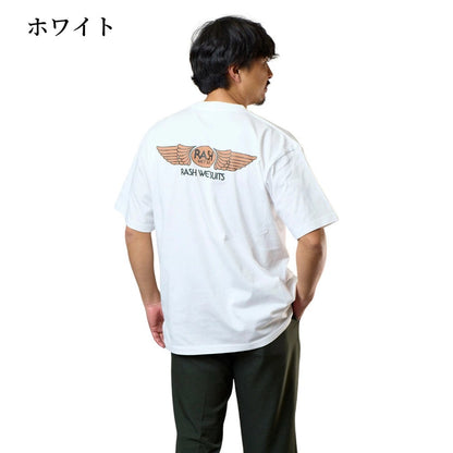 2026 RASH ラッシュ Tシャツ 羽バックTEE 半袖