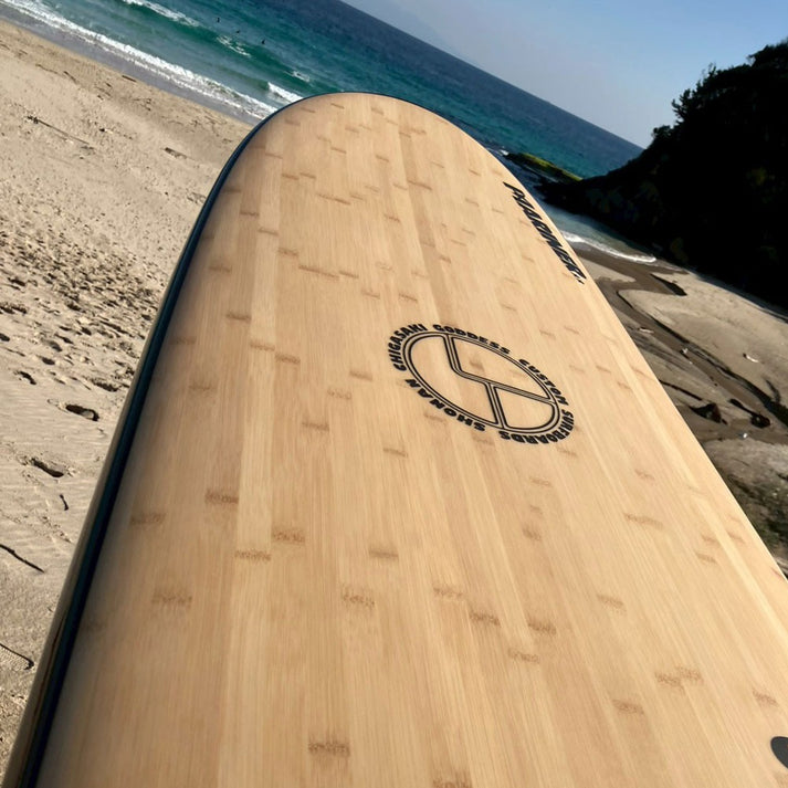 ロングボード 2分割 ゴッデス サーフボードツーピース バンブー ロング 10' Goddess