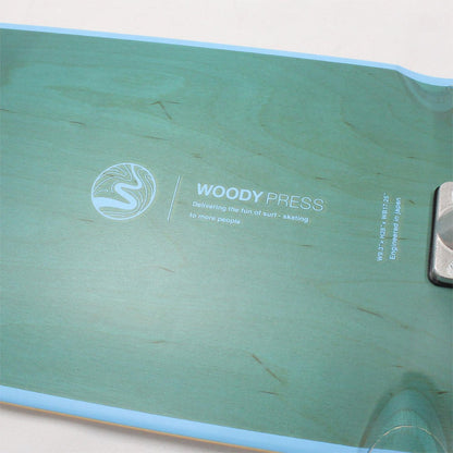 WOODY PRESS 28インチ スケートボード サーフスケート コンプリート