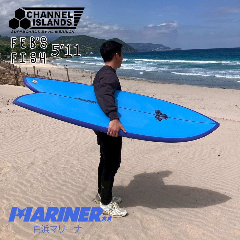 ショートボード 5'11 チャネルアイランズ フェブズフィッシュ ChannelIslands Feb’s Fish