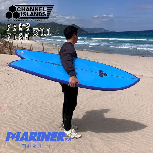 ショートボード 5'11 チャネルアイランズ フェブズフィッシュ ChannelIslands Feb’s Fish