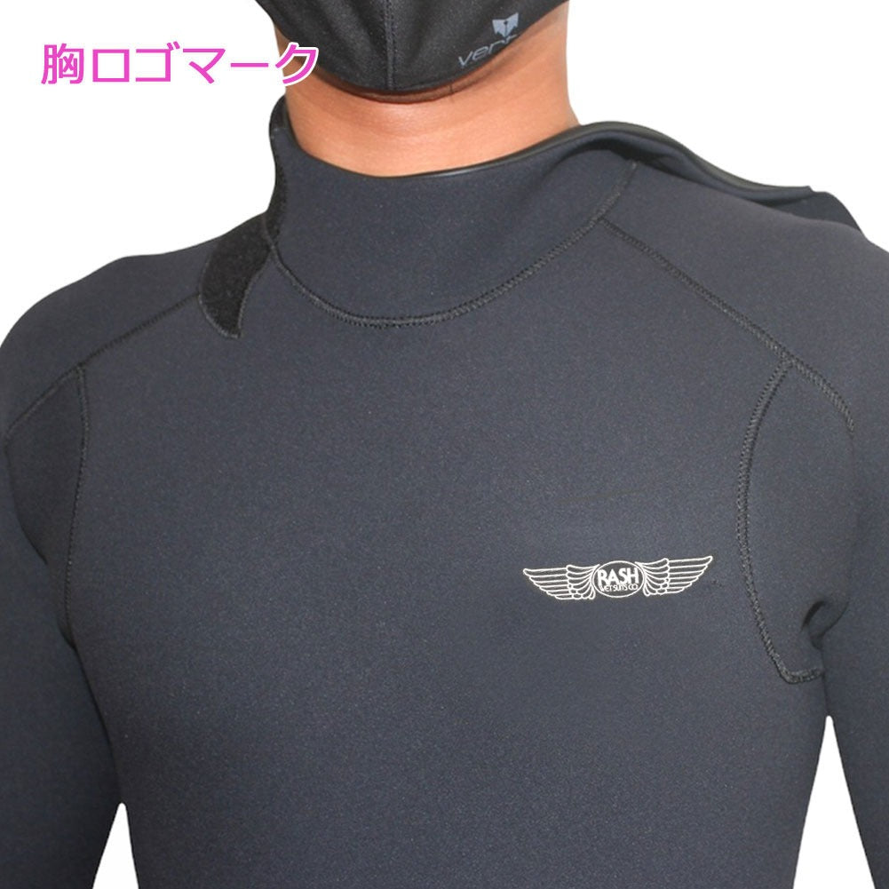 RASH ラッシュ ウェットスーツ ALL3.5mm メンズ フルスーツ ファスナーバックファスナータイプ