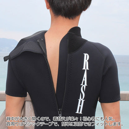 RASH ウェットスーツ メンズ スプリングジャンキー　シーガルファスナータイプ 3.5/2mm